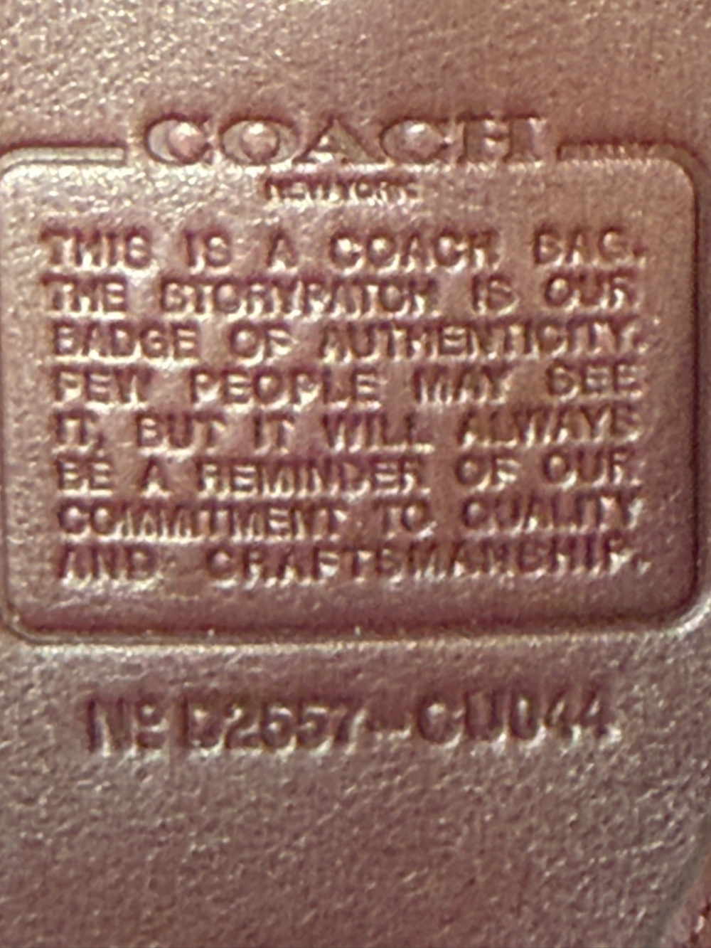 NWT Coach Brooklyn 39 Dark Ruby Natural Grain Leather Shoulder Bag $495 - Picture 7 of 9